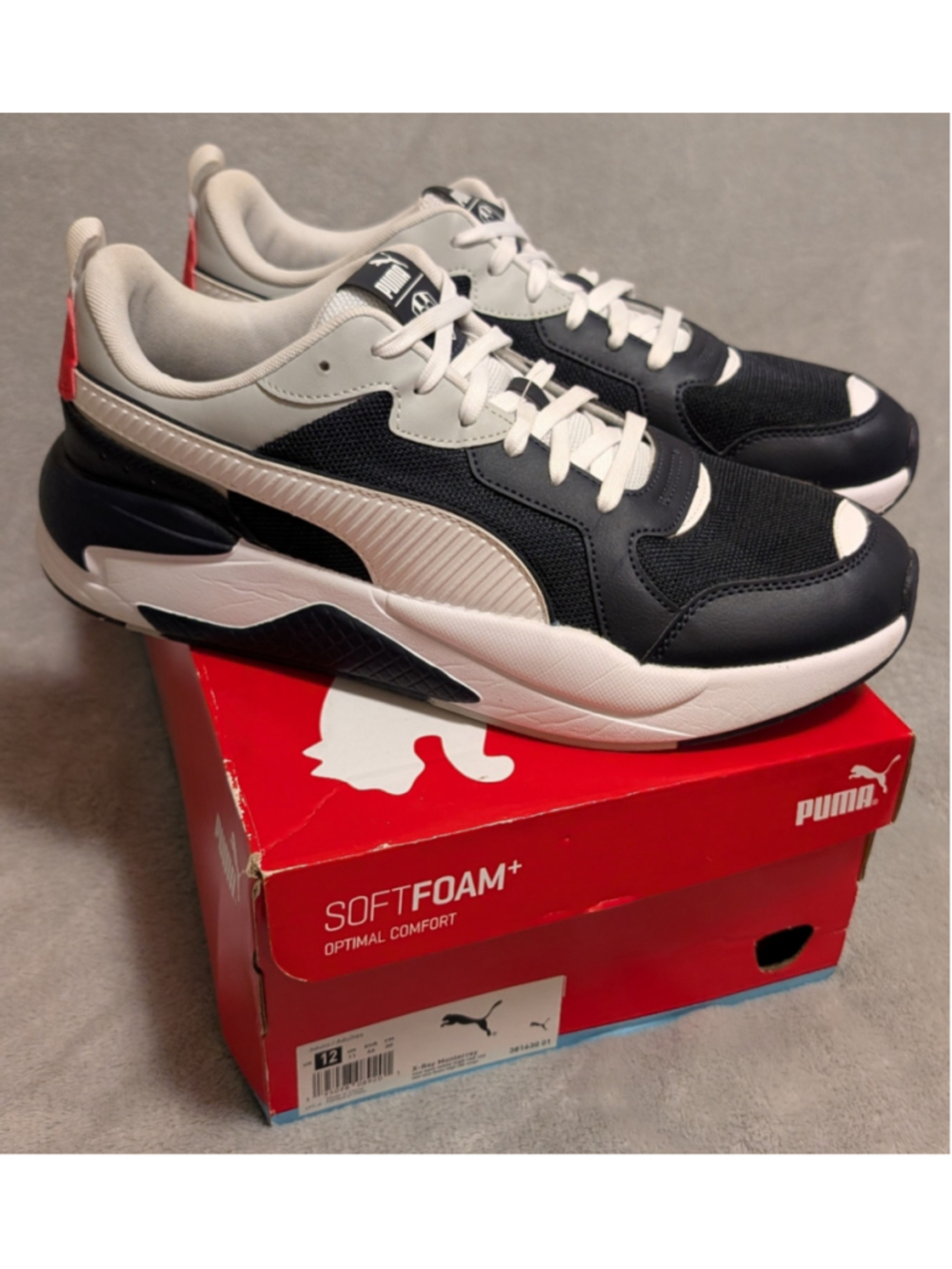 Puma X-Ray Monterrey Rayados Sneakers US Men's Size 12 Navy and White P17
